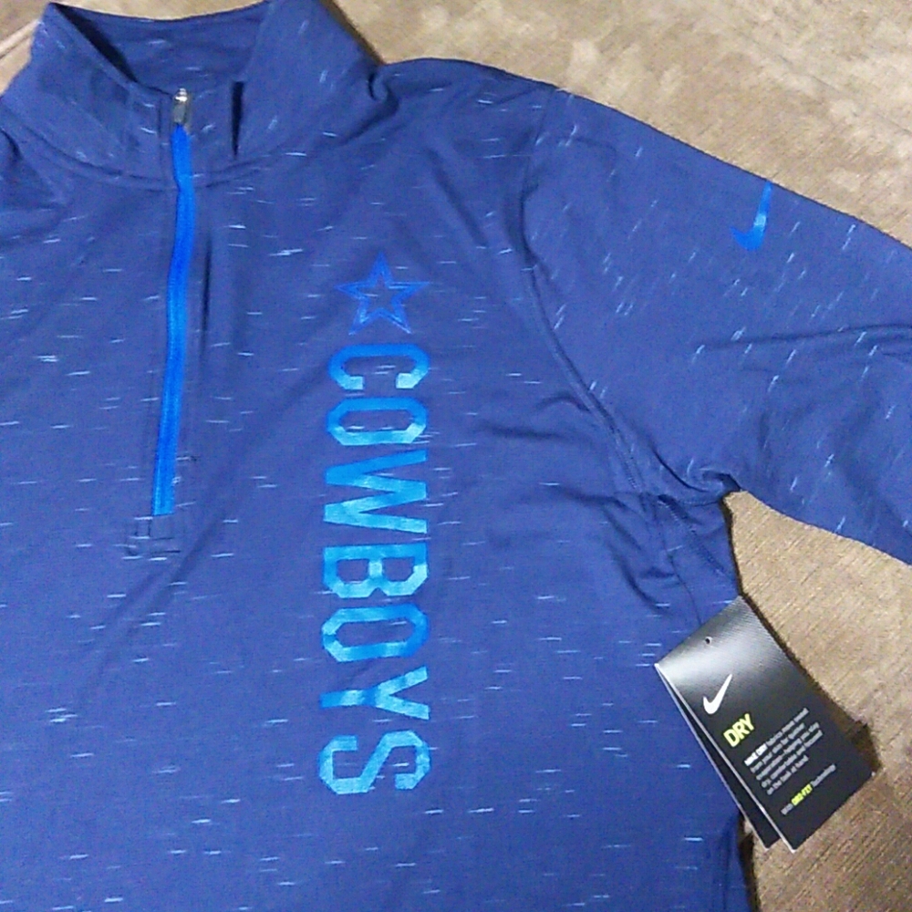 Nike Dallas Cowboys Qtr Zip NWT